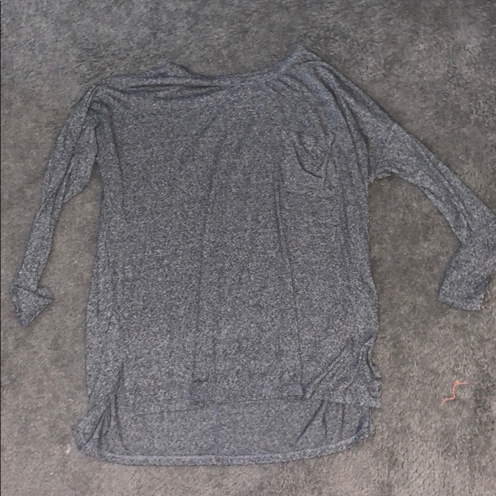 Abercrombie&Fitch Heather Dark Grey Long Sleeve